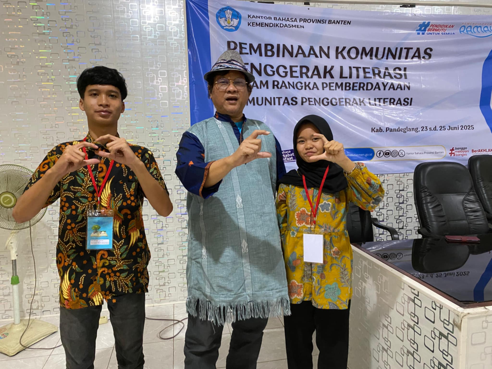 Seru ! Cahaya Aksara Ikuti Kegiatan Bersama Kantor Bahasa Banten